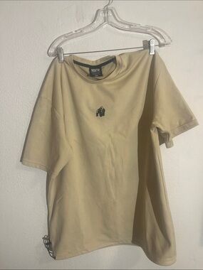 GORILLA Men's Short-Sleeve Crew Tee with Gorilla Chest Graphic - Tan